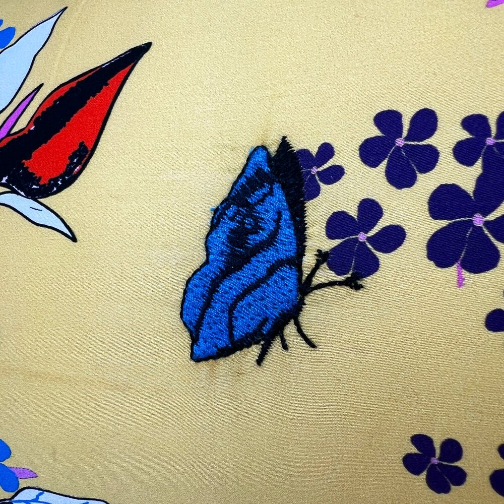 DVF for Target Charlotte's Garden Embroidery Lumbar Pillow Diane Von Furstenberg - Picture 6 of 7